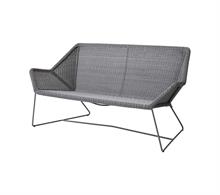Flet sofa til haven i lys grå flet - Cane-line breeze